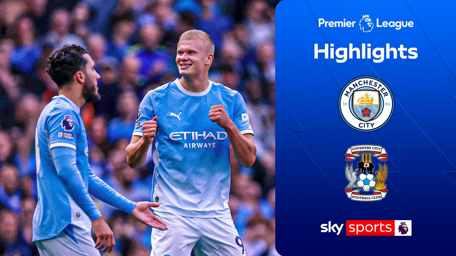 曼城1-0考文垂 | 英超精彩瞬间
